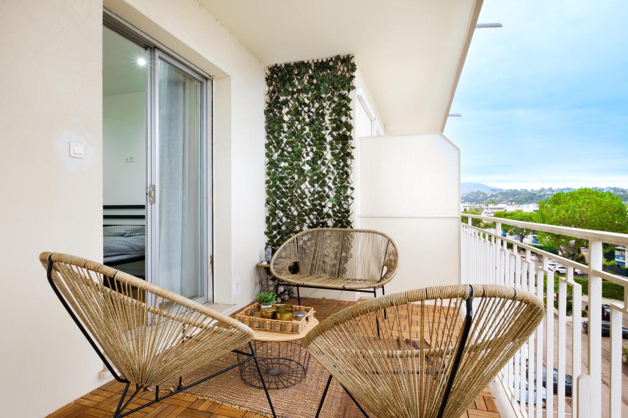 滨海卡涅Le Millesime ~ Vue ~ Balcon ~ Parking公寓 外观 照片